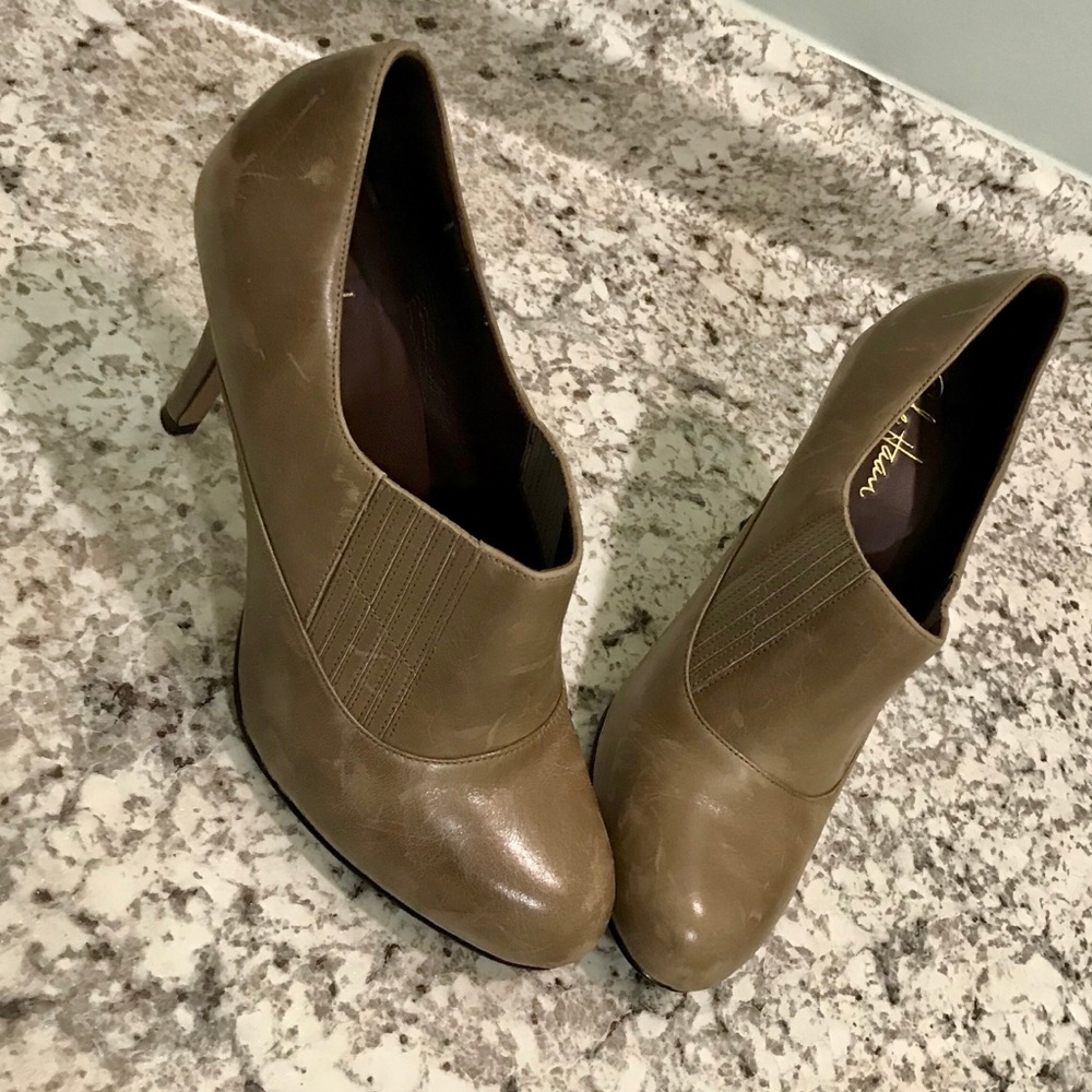 Distressed Cole Haan Nike Air Stiletto Ankle Boot